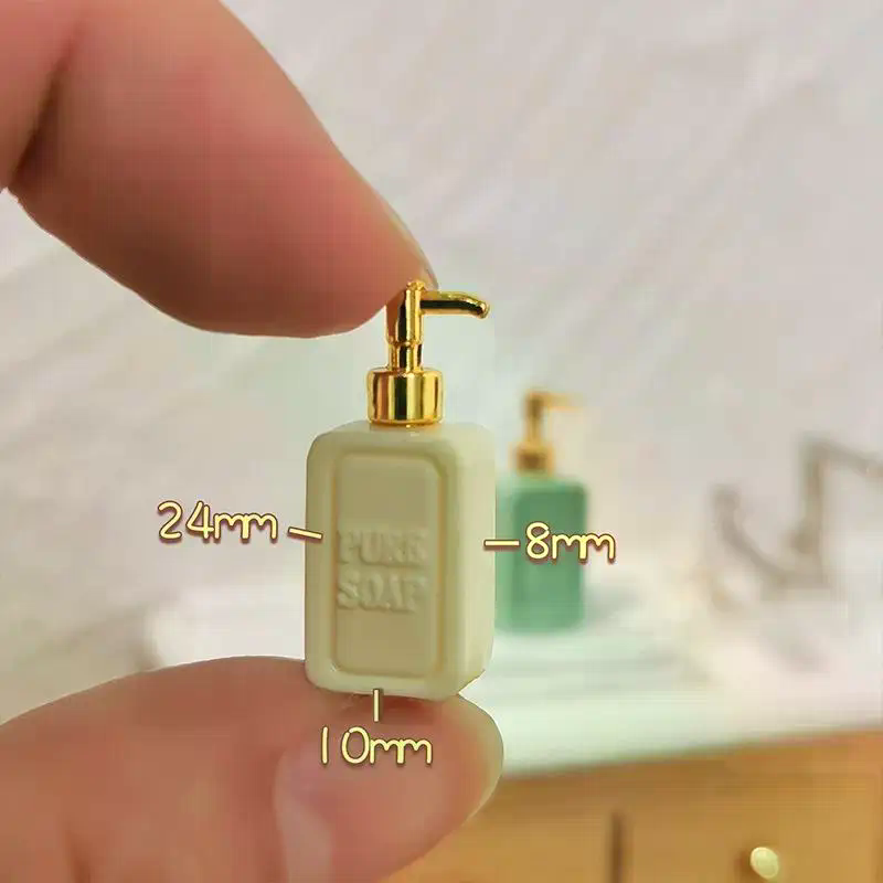 4Pcs Miniature Soap Dispenser  - Model Kit Fantasy 评论和价格