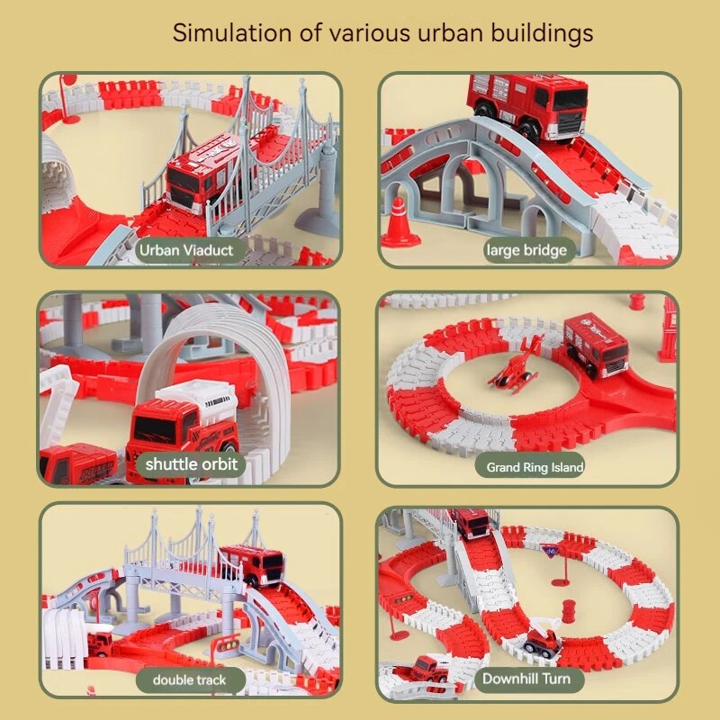 Fire Engine Track Assembling C - Model Kit Engine 评论和价格