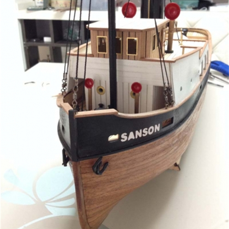 1:50 Laser-cut Wooden Boat Mod - Model Kit Yacht 评论和价格