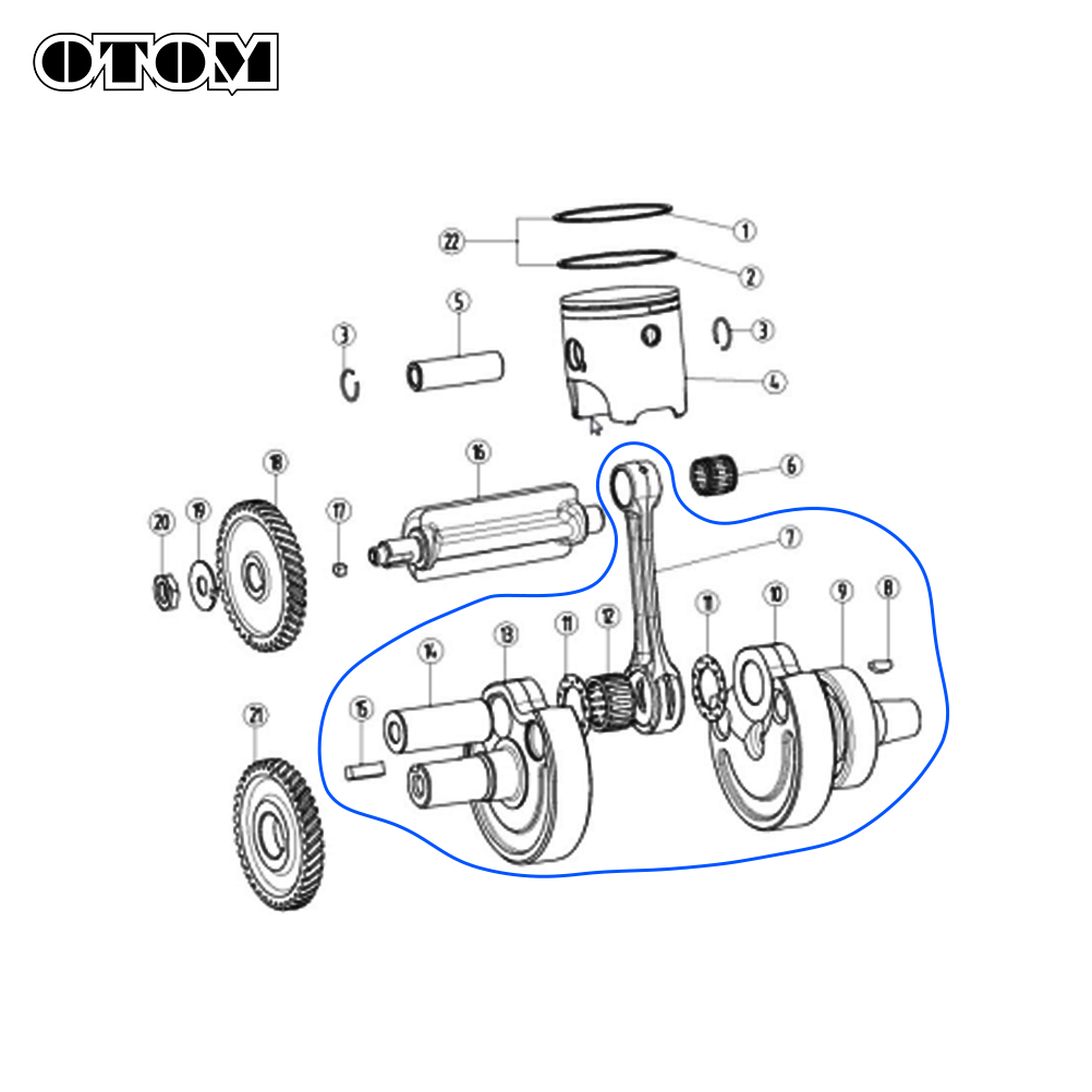 OTOM DT230 MT250 Motorcycle Cr - Model Kit Engine 评论和价格