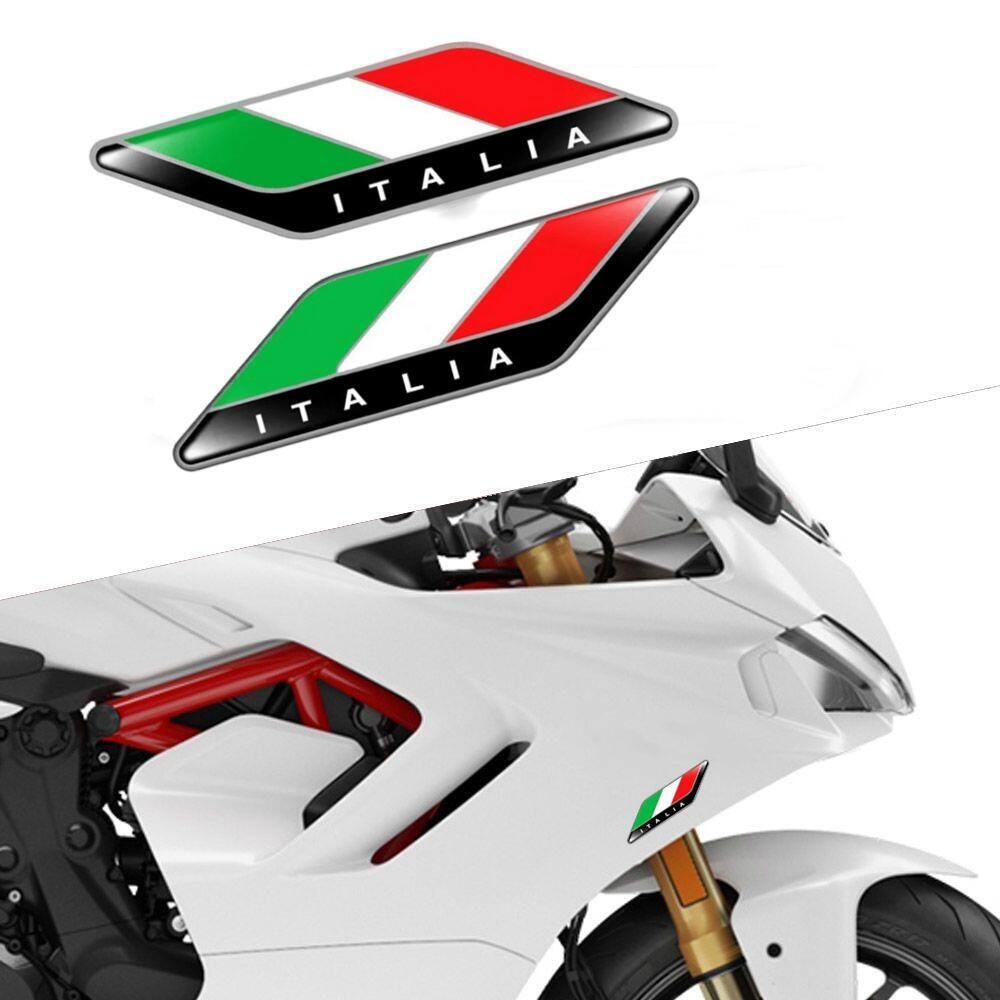 2Pcs/Pair 3D Tricolor Flag Emb - Model Kit Vespa 评论和价格