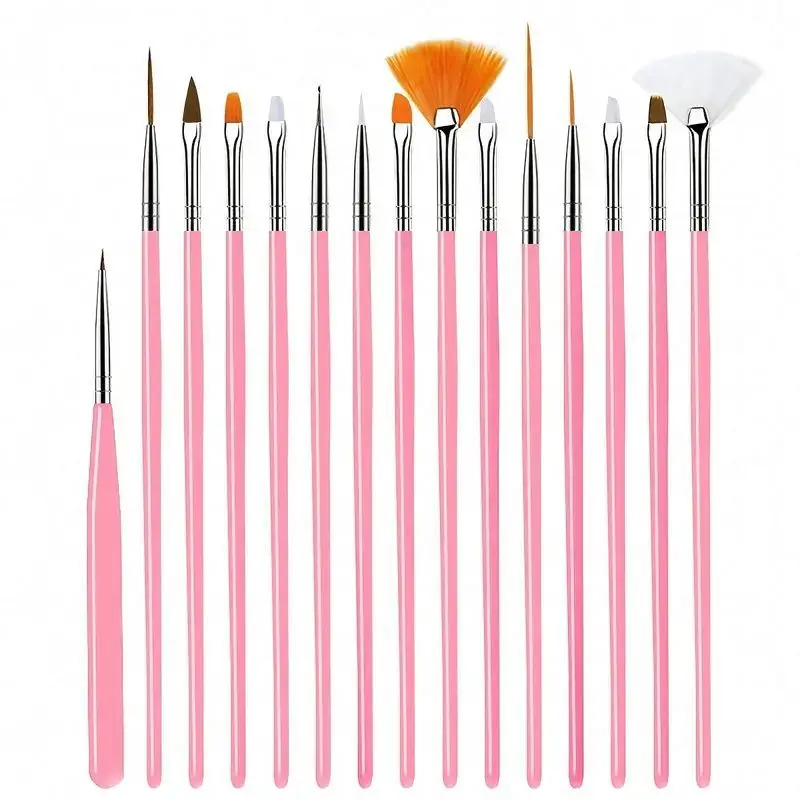 15pcs Fine Detail Paint Brush  - Paint Model Kit 评论和价格