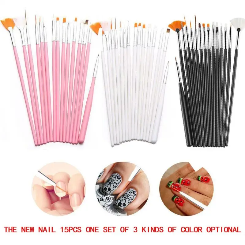 15pcs Fine Detail Paint Brush  - Paint Model Kit 评论和价格