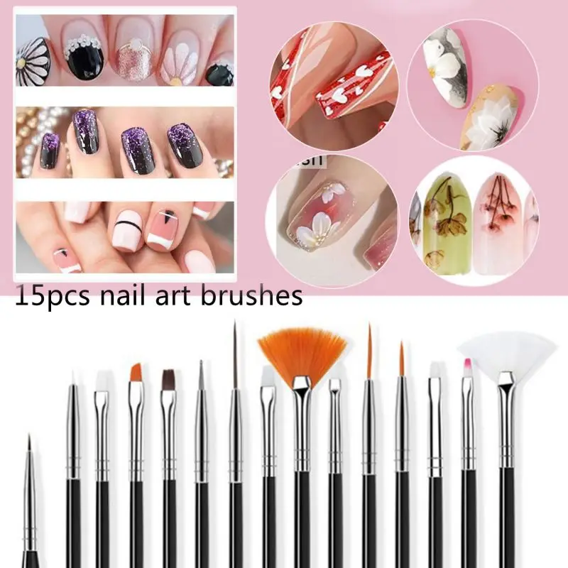 15pcs Fine Detail Paint Brush  - Paint Model Kit 评论和价格