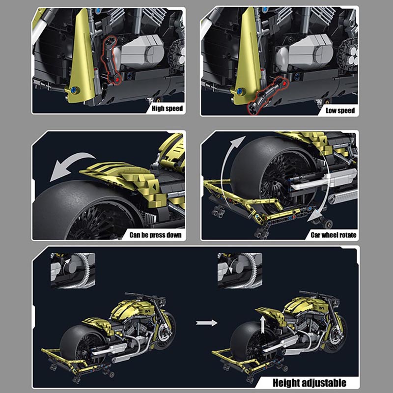 Technical City 2427pcs Harleye - Model Kit Vespa 评论和价格