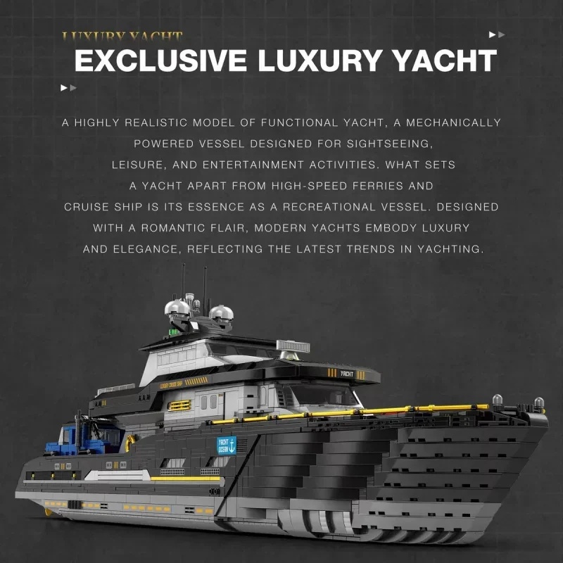 Reobrix 66103 Giant Luxury Yac - Model Kit Yacht 评论和价格