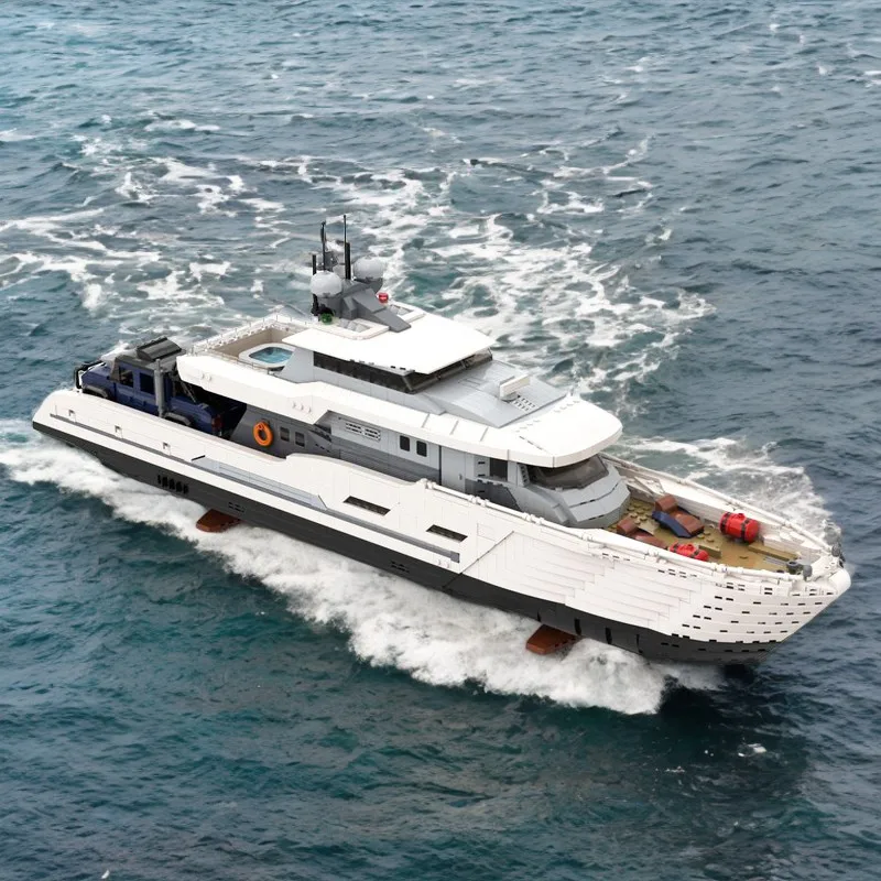 4367PCS White Moc Explorer Yac - Model Kit Yacht 评论和价格