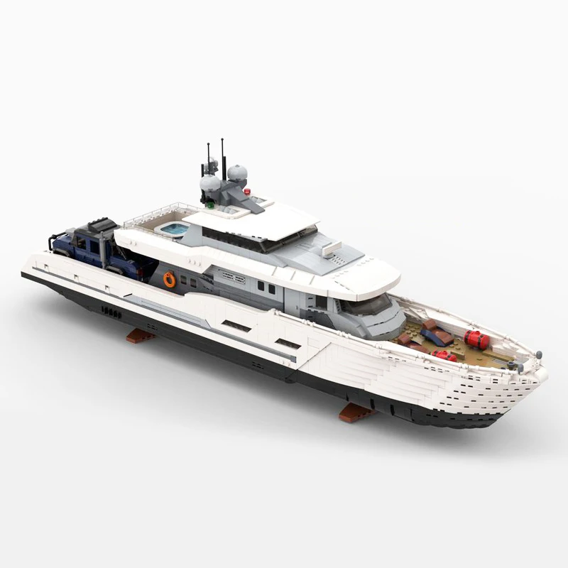 4367PCS White Moc Explorer Yac - Model Kit Yacht 评论和价格