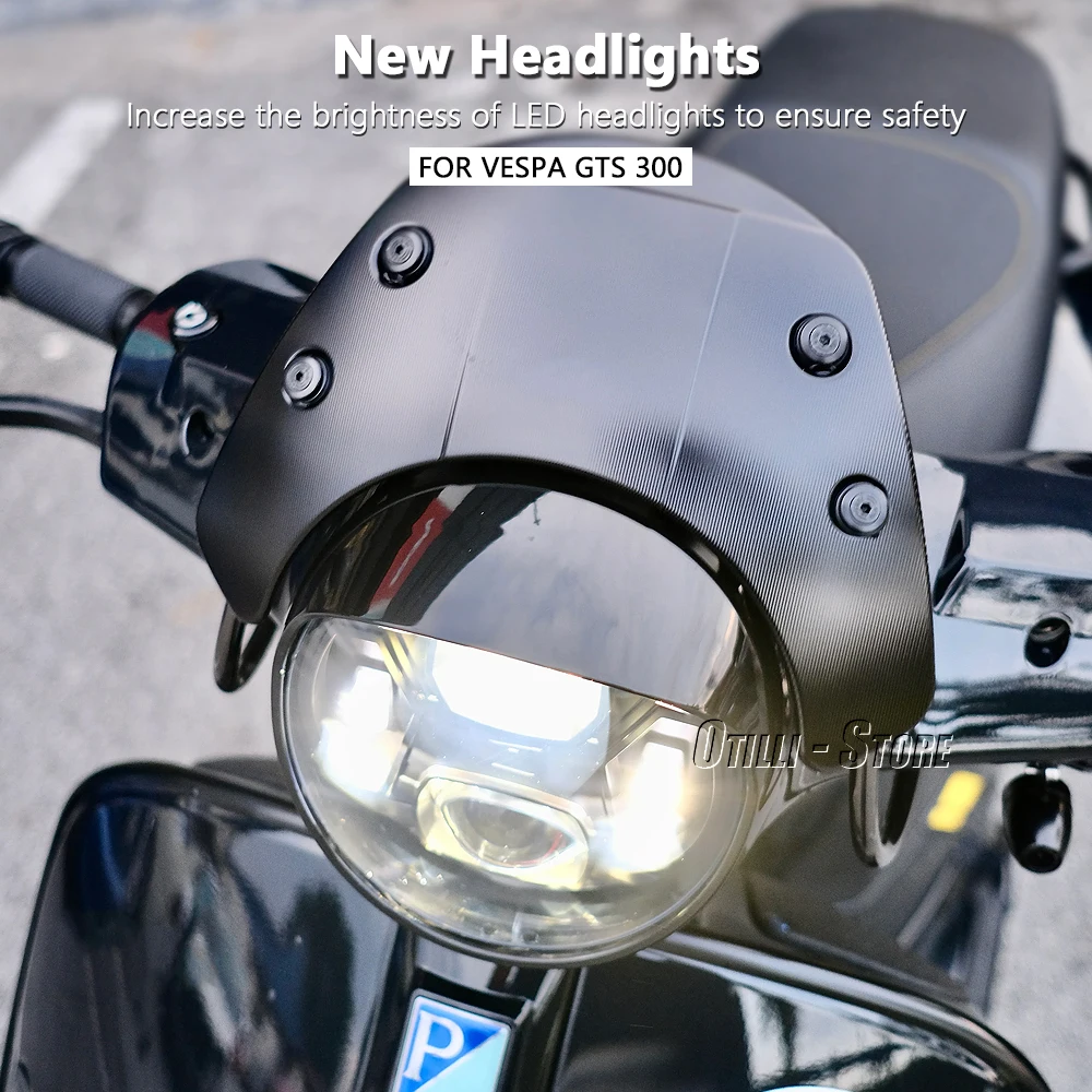GTS300 LED Headlight New Motor - Model Kit Vespa 评论和价格