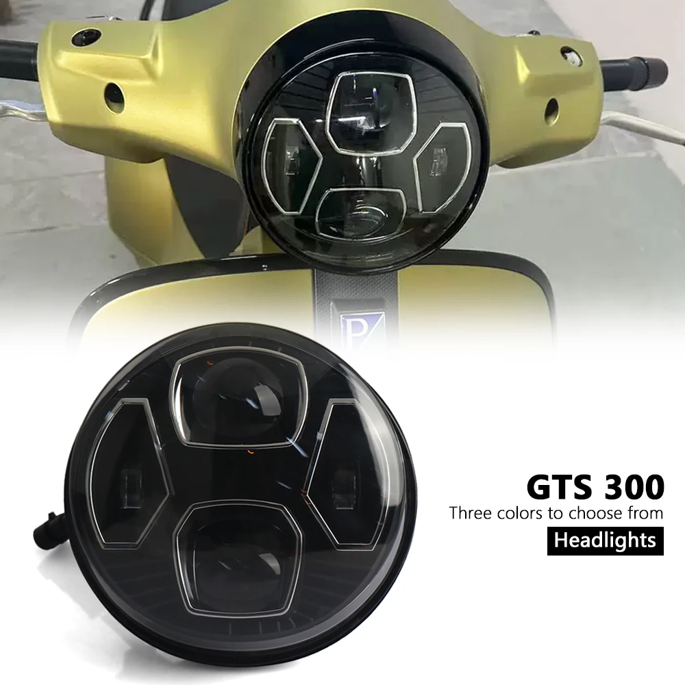 GTS300 LED Headlight New Motor - Model Kit Vespa 评论和价格