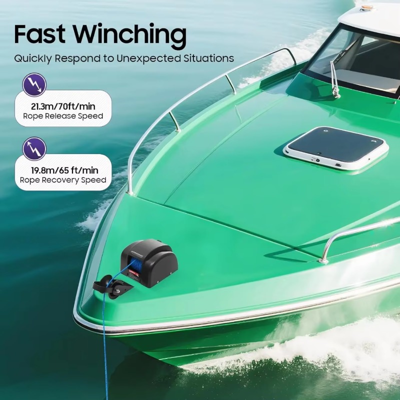 12V Electric Anchor Winch AC 4 - Model Kit Yacht 评论和价格